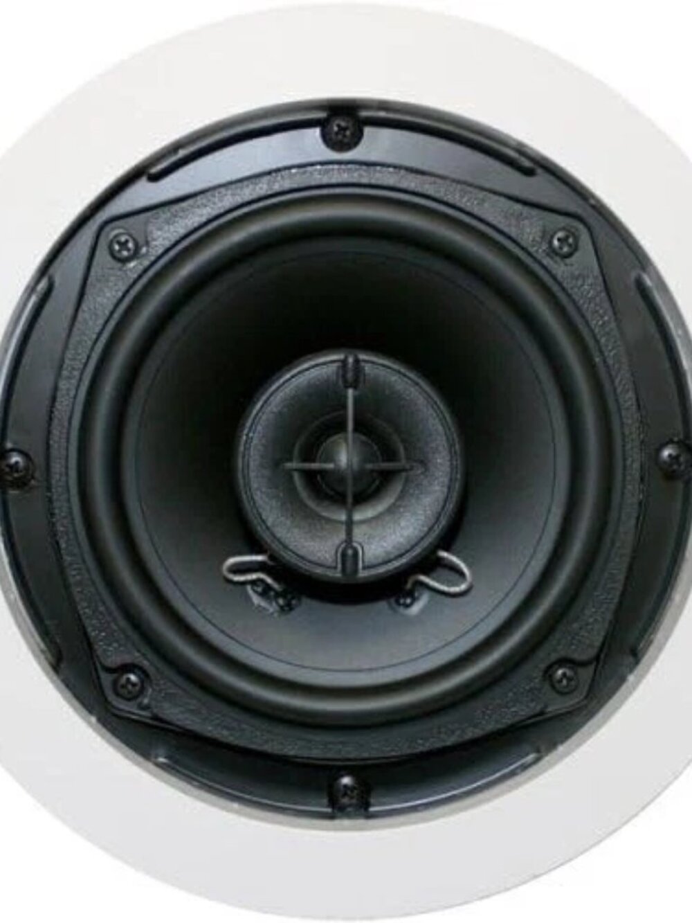 HiFi Works 30004 HFW5R 5.25-Inch in-Ceiling Speakers, White (Pair)